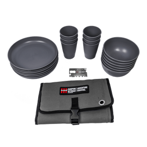 CAOS Camp Cutlery & Tableware, 6 Person