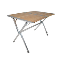 BlackWolf Bamboo Slat Camping Table