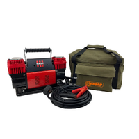 CAOS 300L Dual Cylinder Air Compressor + NOMAD Canvas Compressor Bag