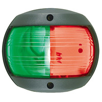 Perko Bi-Colour Side Mount Navigation Light, Black, 20m Vessels