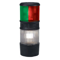 Perko Tri-White Base Mount Navigation Light, 20m Vessels