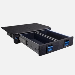MSA 4x4 Double Storage Drawer System for Nissan Y62 Patrol Series 4 & 5 (2013 - Current)