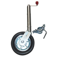 ALKO 10" Jockey Wheel with Clamp & Solid Tyre, 623650