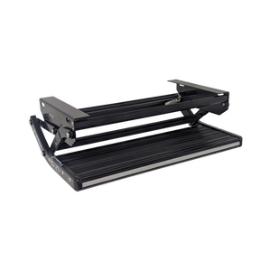 Coast to Coast Black Aluminium MK2 Spring Loaded Fold Out Single Step