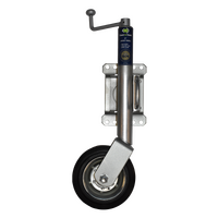 Coast 8" Jockey Wheel (340kg) + Swivel Clamp, BD-03G1