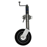 Coast 10" Pneumatic Jockey Wheel (340kg) + Standard Clamp, BD-03H