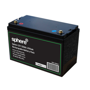 Sphere 12V 120Ah Lithium Rechargeable Battery