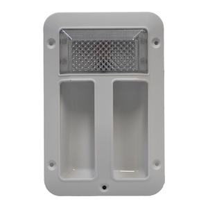 Assist Handle w/ 12V LED Light. White ABS