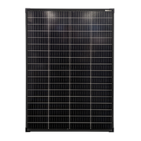 Sphere 130W Mono Crystalline Twin Cell Black Fixed Solar Panel