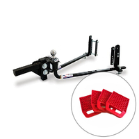 Fastway E2 Round Bar Hitch 6,000lb with Anti Ant Stabiliser Pads Combo