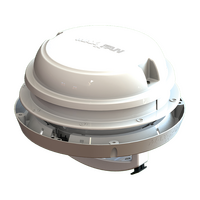 MaxxAir Maxxfan Dome Plus with LED & Sleeve, White