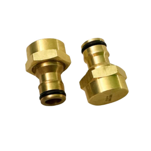 Flat Out 12mm Quick Connect Brass Hose Plug Set P22