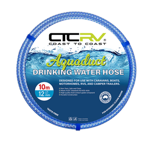 Coast RV Aquaduct 10m Blue Drinking Water Hose, 12mm