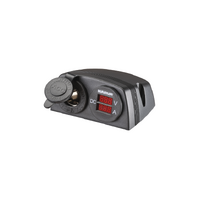 Narva Heavy-Duty Surface Mount 12/24V DC LED Volt and AMP Meter