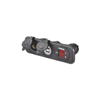 Narva Heavy-Duty Accessory Socket 12/24V DC LED Amp and Volt Meter
