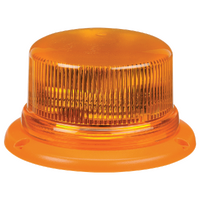 Narva Amber 'Eurotech' Low Profile LED Strobe/Rotator Light, Orange Base