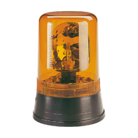 Narva 12/24V Hi Optics Rotating Beacon Flange Base, Amber