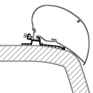 Thule Hymer SX Roof Mount Bracket