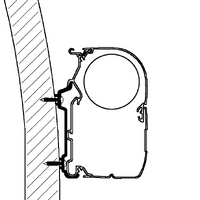 Thule Ford Transit high roof Bracket