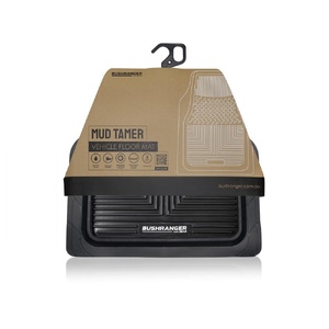 Bushranger Black Mud Tamer Rear Floor Mats