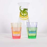 D-Still 260ml Coloured Tumblers, Set of 4