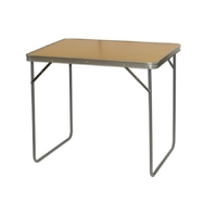 Camec Aluminium Table MDF Top 80 x 60 x 70cm