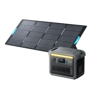 Anker SOLIX C1000 Portable Power Station and 400W Solar Panel