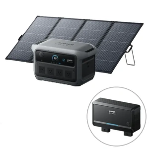 Anker SOLIX C2000 Gen2 Portable Power Station, 400W Solar Panel
