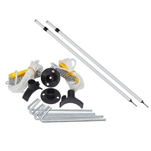 Supex 12V Awning Rope Cradle Pole Pack, White