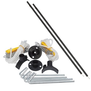 Supex 12V Awning Rope Cradle Pole Pack, Back