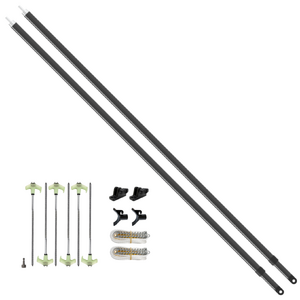 Supex 12V Awning Rope Cradle Pole Pack, Back