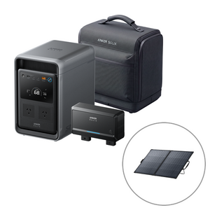 Anker SOLIX S2000 Portable Power Station, Water Resistant Bag and Alternator Charger