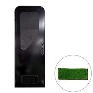 Aussie Traveller Caravan DCE Door with Pleated Blind