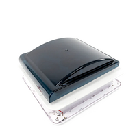 Aussie Traveller 340 x 340mm 12V Air Vent LED Manual Hatch