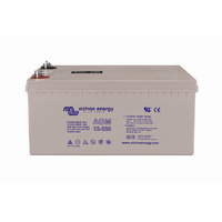 Victron 12V/240Ah AGM Deep Cycle Battery with M8 threaded insert terminals