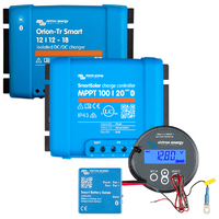 Victron SmartSolar Bundle with Orion-Tr Smart 12/12-18A DC-DC Charger, SmartSolar MPPT 100/20 Charge Controller & BMV-712 Smart Battery Monitor