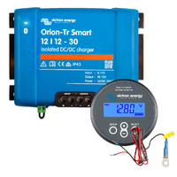 Victron Orion XS 12/12-50A DC-DC Charger Bundle, with BMV-712 Smart Battery Monitor & Temperature Sensor