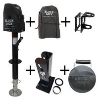 Black Jack Electric Trailer Jack with Clamp