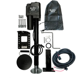 Black Jack MASTER Electric Trailer Jack with Harness Kit