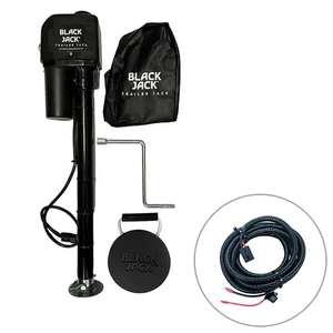 Black Jack MINI Electric Trailer Jack Bundle with Harness Kit