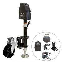 Black Jack MAXI Electric Trailer Jack Bundle with Harness kit & Jockey Wheel