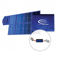 Baintech 120w Folding Solar Blanket with Baintech Watt Meter & Power Analyzer Pack