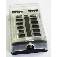Baintech 12 Way Fuse Block with Red LED Indicators