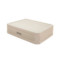 Bestway Beige Queen Size Air Bed with Built-In Pump