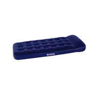 Bestway Single Inflatable Air Mattress with Built in Pillow, Navy