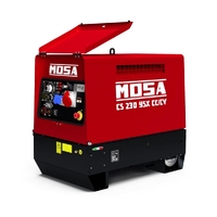 Mosa 6kva Yanmar Three Phase Diesel 210A Welder Generator CS 230 YSX CC/CV VRD AI