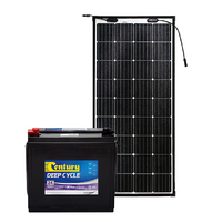 Century 140Ah AGM Deep Cycle Battery Bundle with eArc Flexible Solar Panel