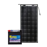 Century 75Ah AGM Deep Cycle Battery Bundle with eArc Flexible Solar Panel