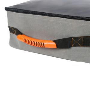 Wildtrak Large Canvas Clear Top Storage Bag with Divider & Handles