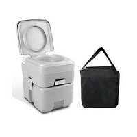 Weisshorn 20L Portable Camping Toilet with Carry Bag